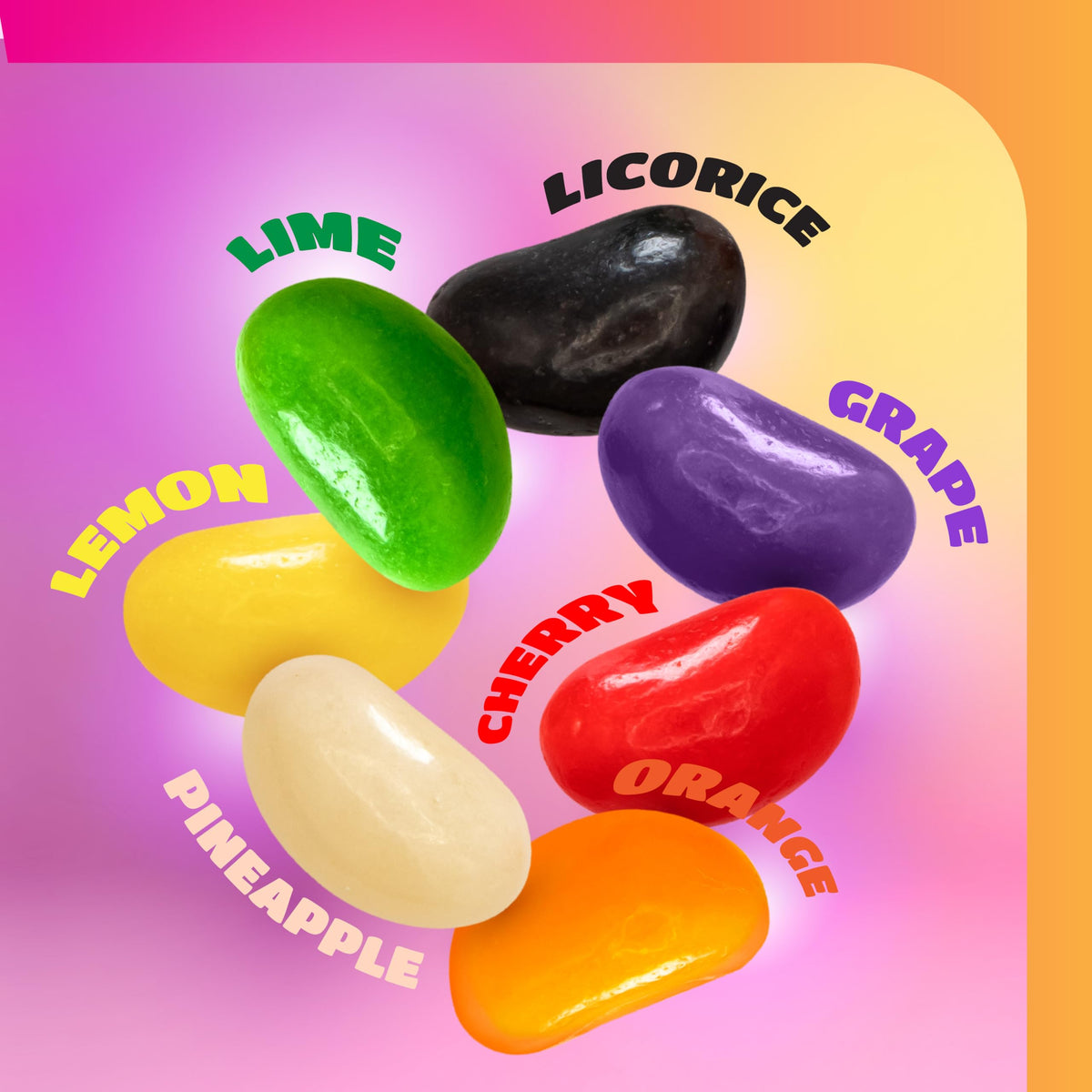 CRAZYOUTLET Jelly Beans for Easter egg hunts, glossy beans fit plastic eggs.