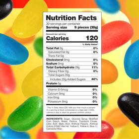 CRAZYOUTLET Jelly Beans assortment with fruity and licorice flavors for snack variety