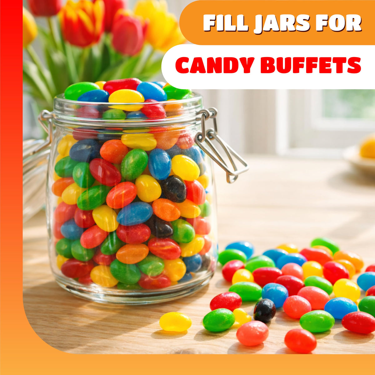 CRAZYOUTLET Jelly Beans ideal for gift bags and party favors