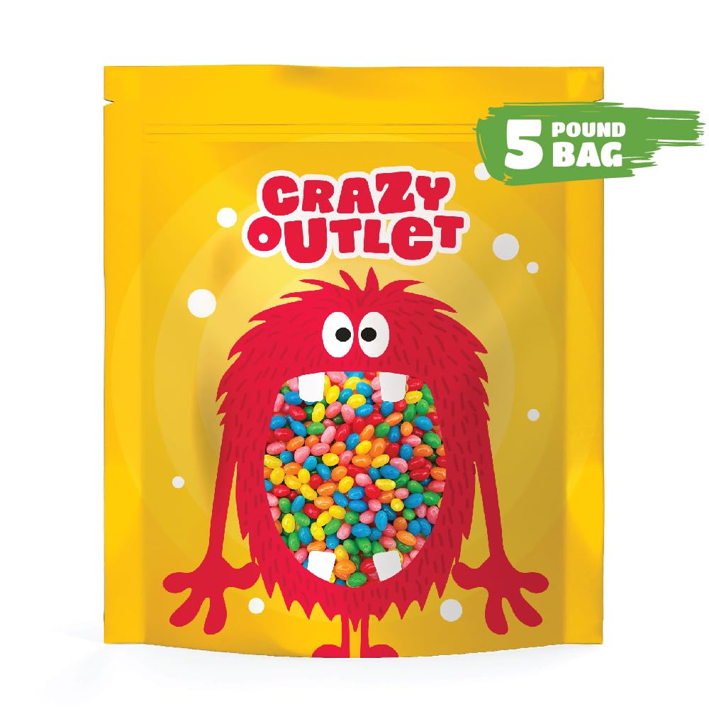 CrazyOutlet jelly beans lemon flavor for cake decorating accents.