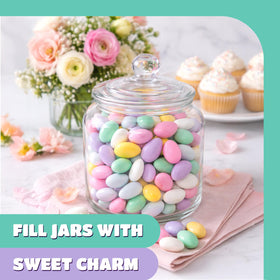 CRAZYOUTLET Jordan almonds used as dessert decor accents