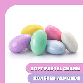 CRAZYOUTLET Jordan almonds pastel shells on a wedding table