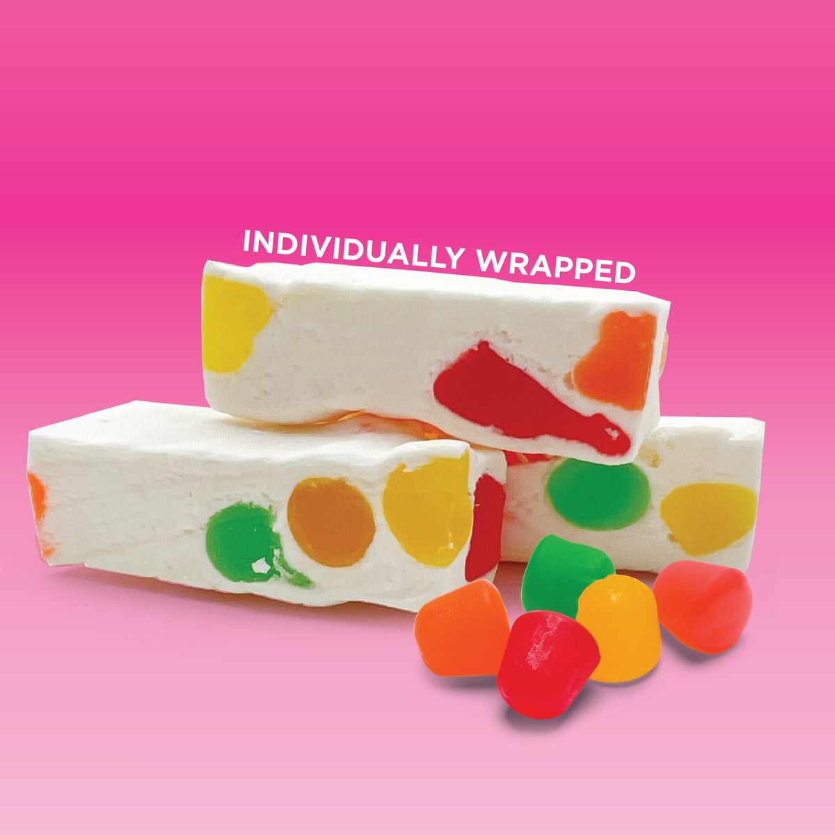 CRAZYOUTLET Jujube Nougat 35 pieces per order with individually wrapped candies for sharing.