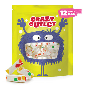 Individually wrapped CRAZYOUTLET Jujube Nougat pieces for easy carrying and snacking.