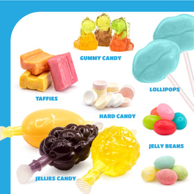 CrazyOutlet Lip-shaped Lollipops in vibrant colors for dessert tables.