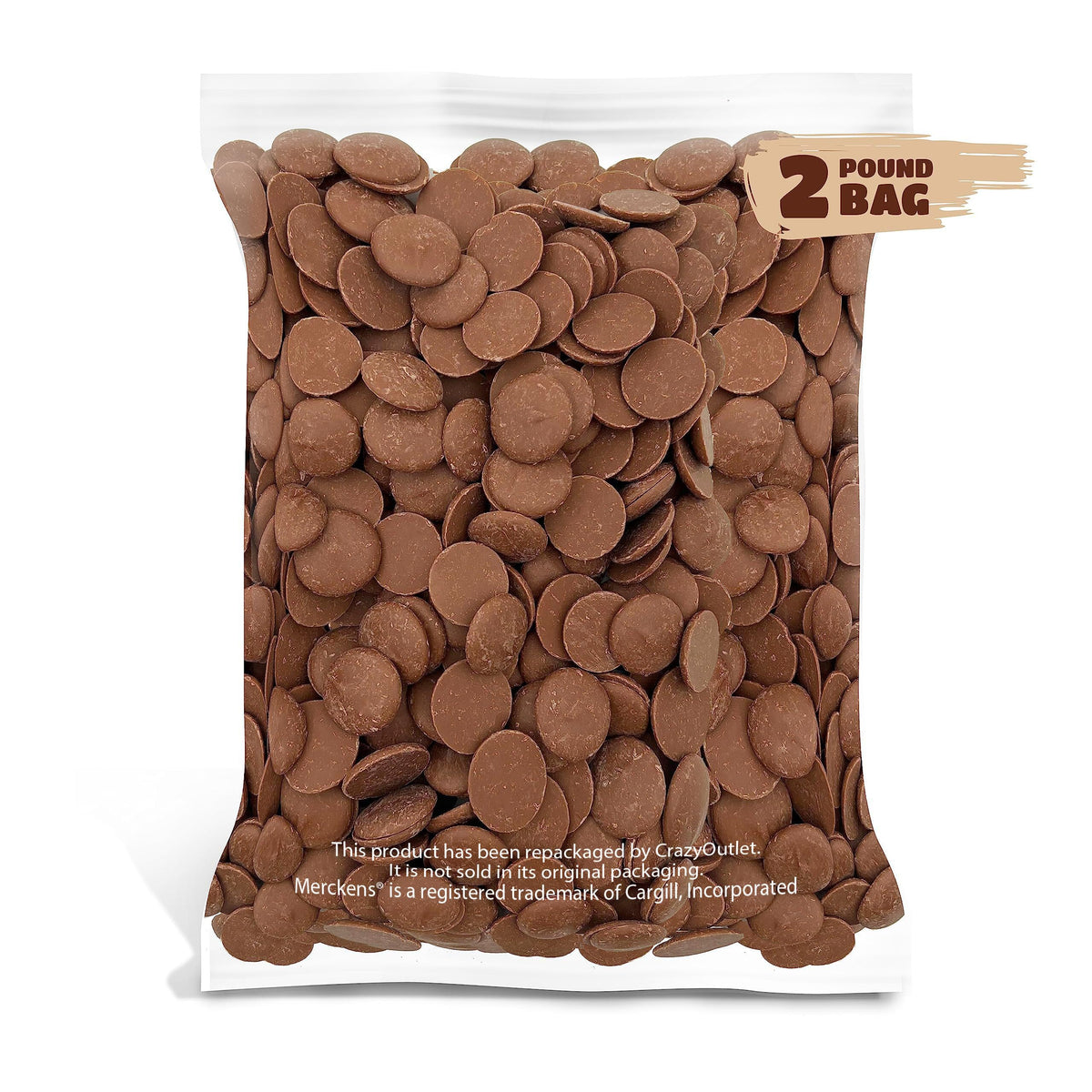 CRAZYOUTLET Merckens wafers give a silky texture for glossy enrobing