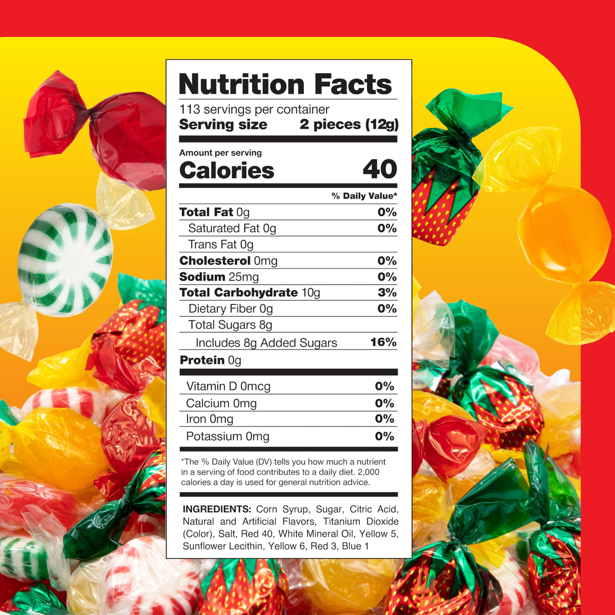 CRAZYOUTLET Old Fashioned Candy Assortment strawberry bon bons close-up, vibrant flavors.