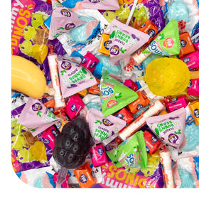 CrazyOutlet Party Candy Mix 2lb pack with assorted pieces for sharing at gatherings.