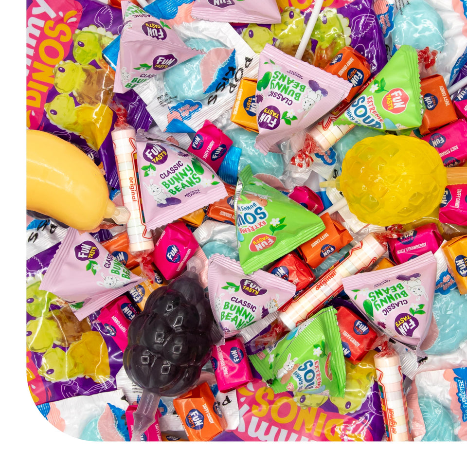 CrazyOutlet Party Candy Mix 2lb pack with assorted pieces for sharing at gatherings.