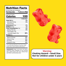 CrazyOutlet Red Cinnamon Bears for snacking and sharing at parties.