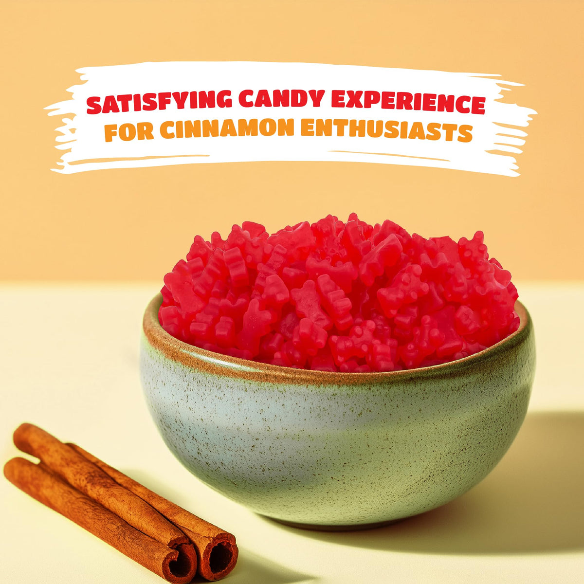 CrazyOutlet Spicy Cinnamon Bears—chewy bites with fiery heat.
