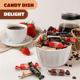CrazyOutlet Taffy Candy Mix coffee chews deliver bold aroma for a midday pick-me-up