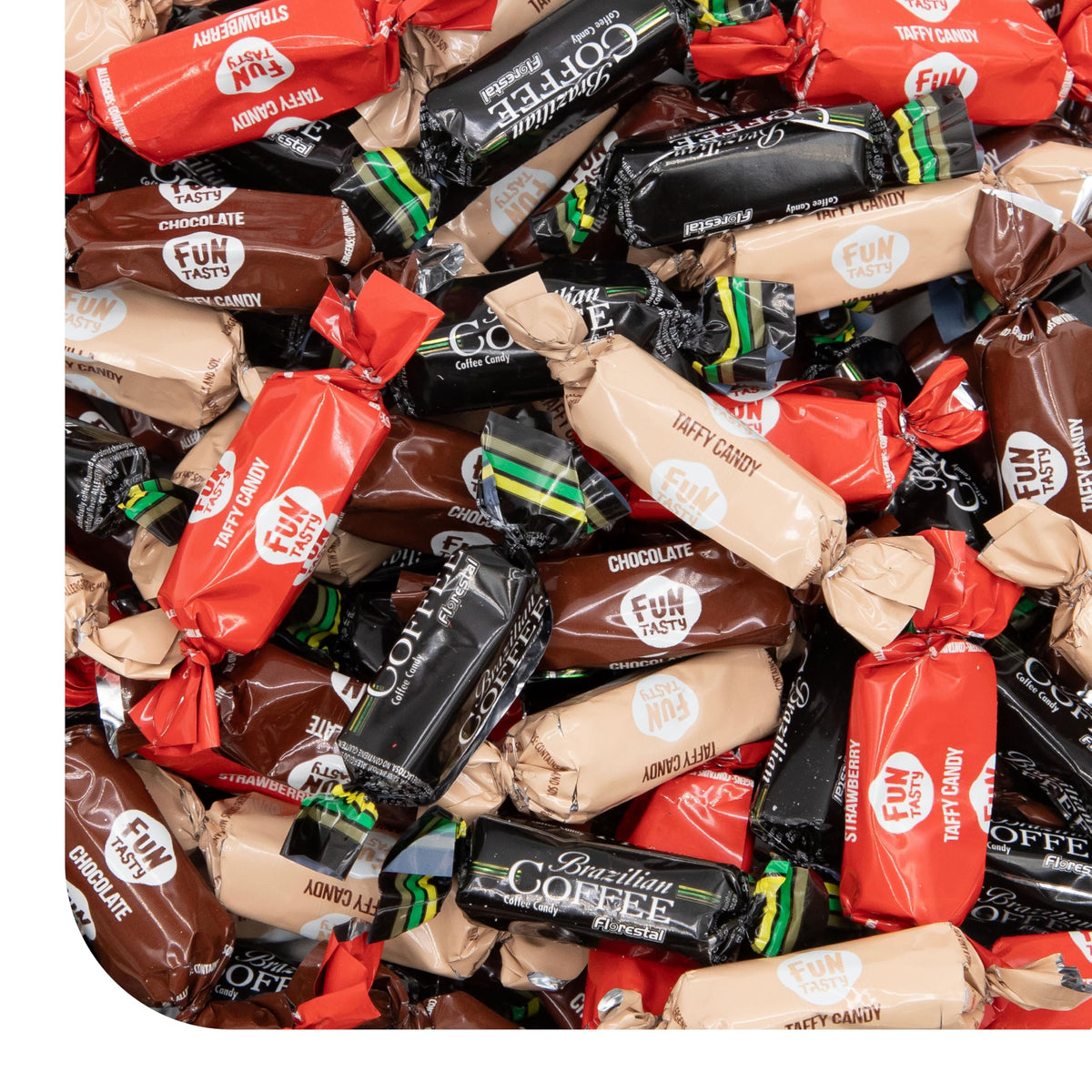 CrazyOutlet Taffy Candy Mix vanilla flavor in bulk bag for easy snacking and sharing