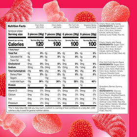 CrazyOutlet Tutti-Frutti Gummi Bears on a colorful party spread