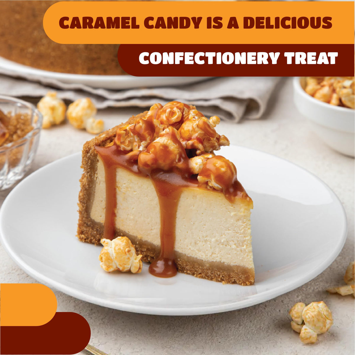 CRAZYOUTLET Vanilla Caramel Cubes for on-the-go snacking and tasting