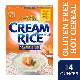 Cream of Rice cooked porridge steaming in a creamy bowl.
