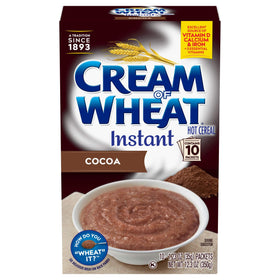 Cream of Wheat Cocoa instant packets for quick, warm breakfasts.