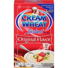 Cream of Wheat Original Instant Cereal pack of 3 with 12-count units, convenient breakfast option.