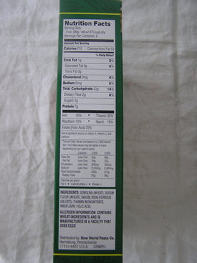 Creamette boxes organized in pantry for quick access