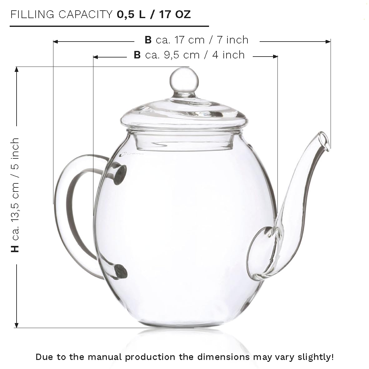 Creano Blooming Tea bloom can be infused up to three times for extended enjoyment.