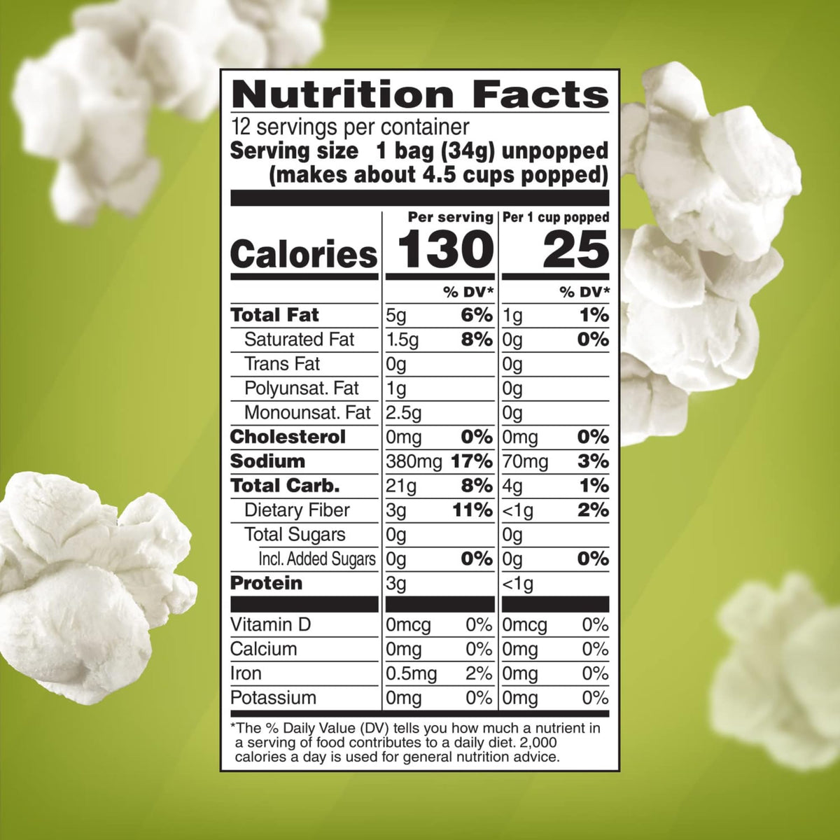 Create and Bundle natural sea salt flavor enhances popcorn subtly.