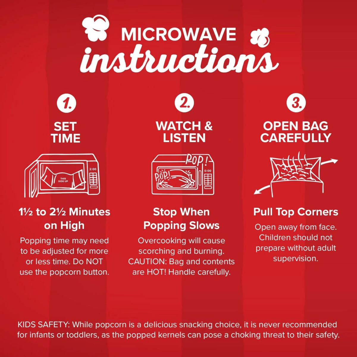 Create and Bundle popcorn for a cozy family movie night.