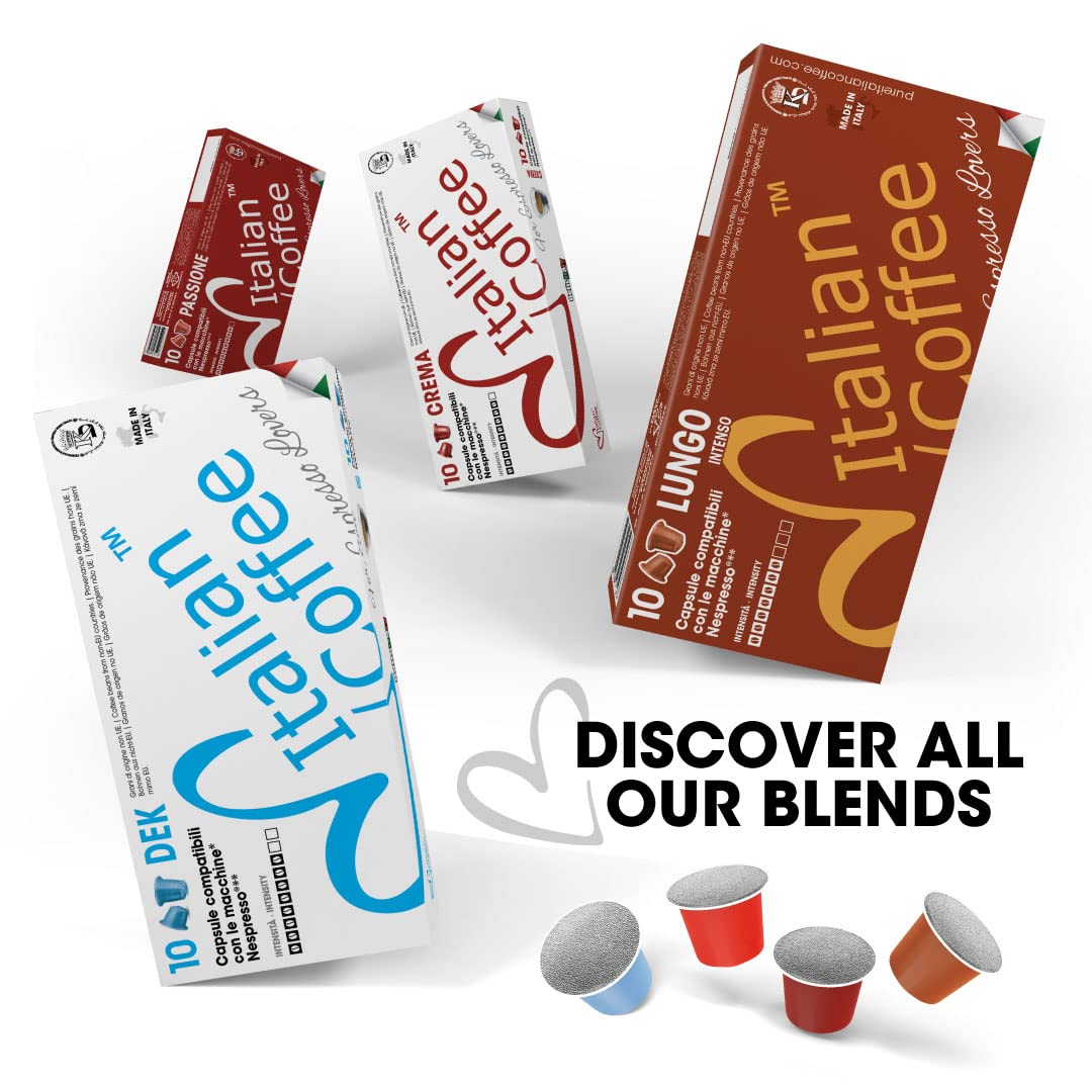 Crema-rich espresso pod close-up by Italian Coffee for Espresso Lovers