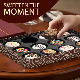 Assorted cookie gift box offers variety for birthdays or special occasions.