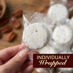 Cremelle butter pecan cookies gift tin showcases premium ingredients for celebrations.