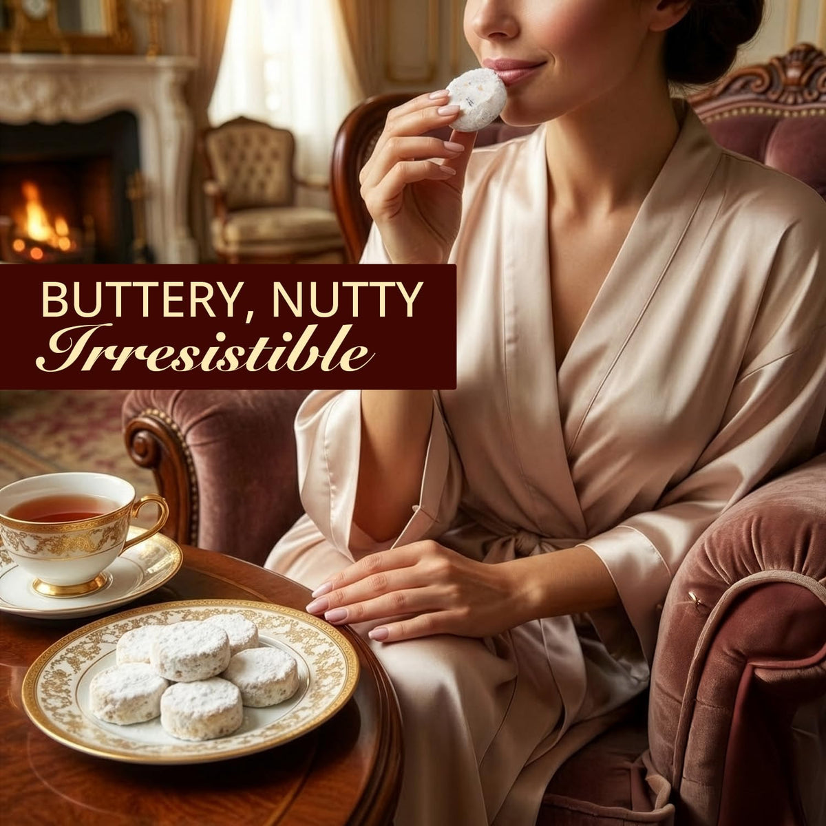 Individually wrapped Cremelle cookies maintain freshness during gatherings.
