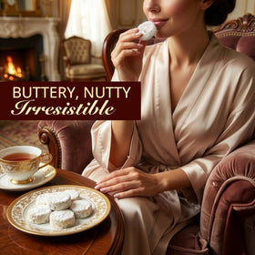 Individually wrapped Cremelle cookies maintain freshness during gatherings.