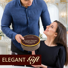 Premium Cremelle gift box elevates holiday cookie exchanges.