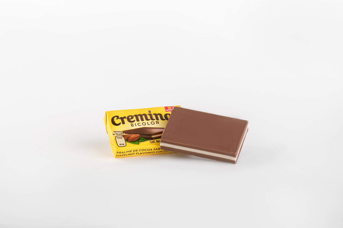 Cremino individually wrapped bars for easy portability and freshness.