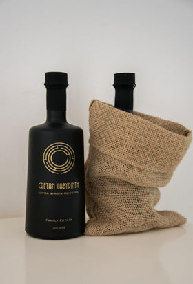 Serving suggestion with CRETAN LABYRINTH EVOO on a fresh slice bread.
