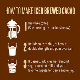 Crio Bru cacao nutrient icon signals flavonoids and magnesium in the product.