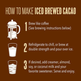 Crio Bru cup of cacao ready-to-drink with warm, comforting scent.