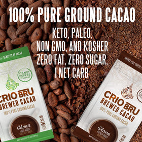 Crio Bru Maya Light Roast steam rises from the cup.