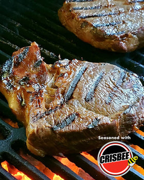 Crisbee Cream Iron protects cookware for daily maintenance and care.