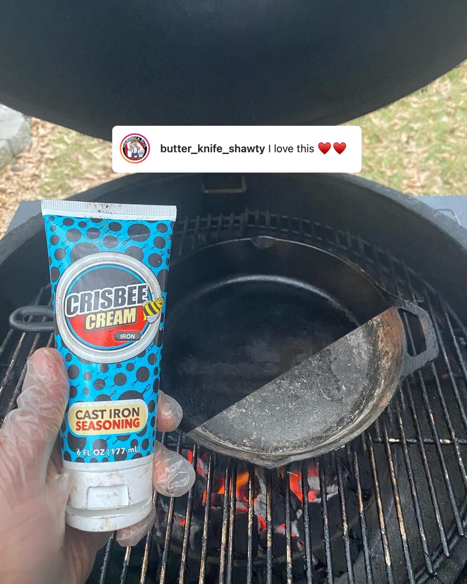 Crisbee Cream Iron ingredients feature non-GMO sunflower oil and beeswax.