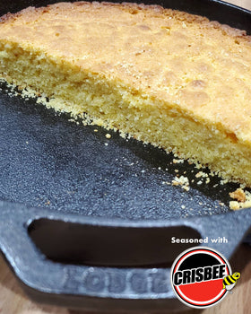 Crisbee Cream Iron uses sunflower oil and beeswax for a durable coating.
