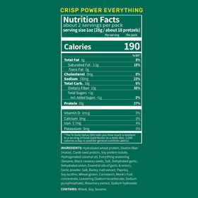 CRISP POWER Everything Protein Pretzels close-up of crunchy texture