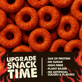 CRISP POWER Protein Pretzels baking process creating a grease-free crunch.