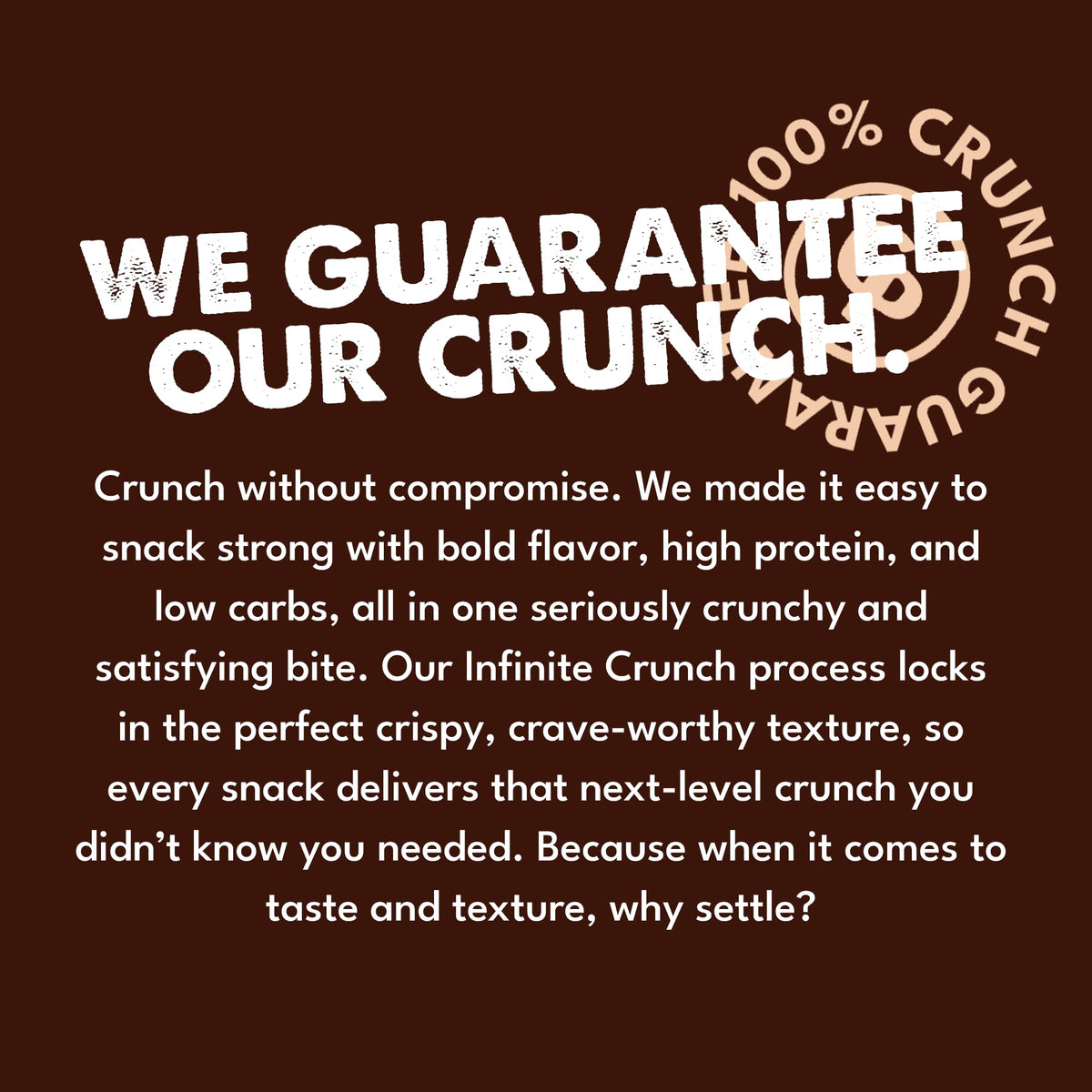 CRISP POWER Cinnamon Crunch on-the-go snack concept