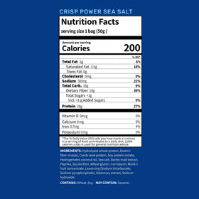 CRISP POWER Protein Pretzels crunch close-up showing savory texture