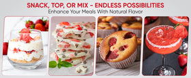 Crispy Craze strawberries rehydration idea for cooking