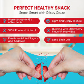 Crispy Craze strawberry snacks on-the-go ideal for lunchboxes