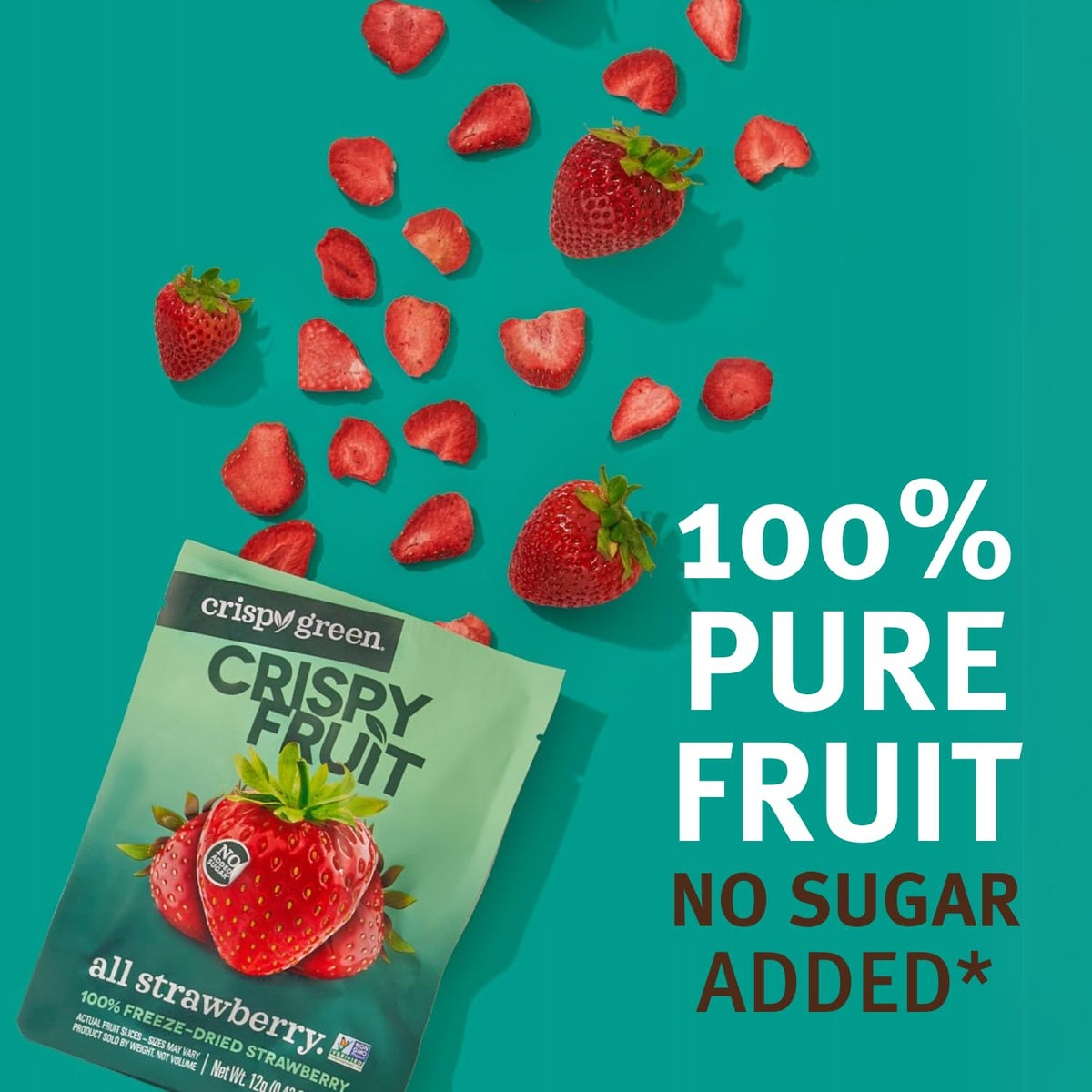 Crispy Green snack in school lunch bag for a healthier option.