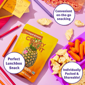 Crispy Green single bag ready for on-the-go snacking.