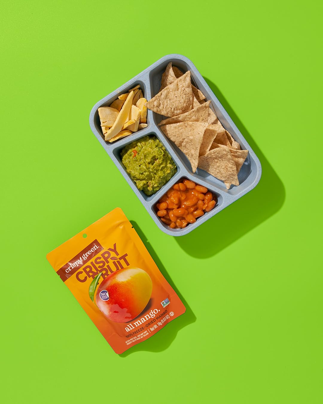 Crispy Green mango snack idea for school lunches