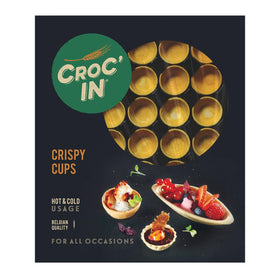 CROC'IN Gold mini tart shells ready to fill for elegant appetizers and desserts.